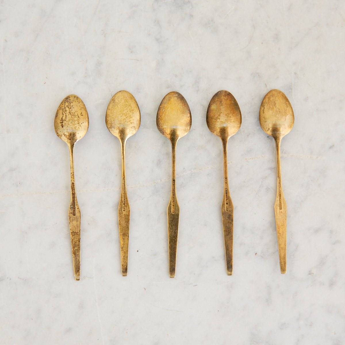 Rare Egon Lauridson Sterling Demitasse Spoon Set of 5 | The Patrick Orbe Collection - elsie green - the french kitchen