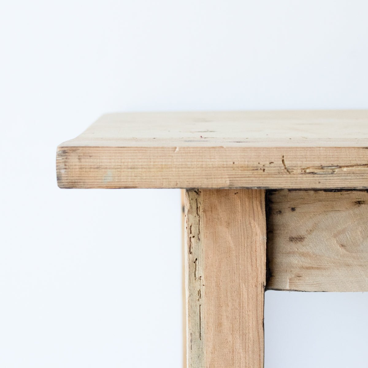 Raw Wood Bedside Table - elsie green - furniture