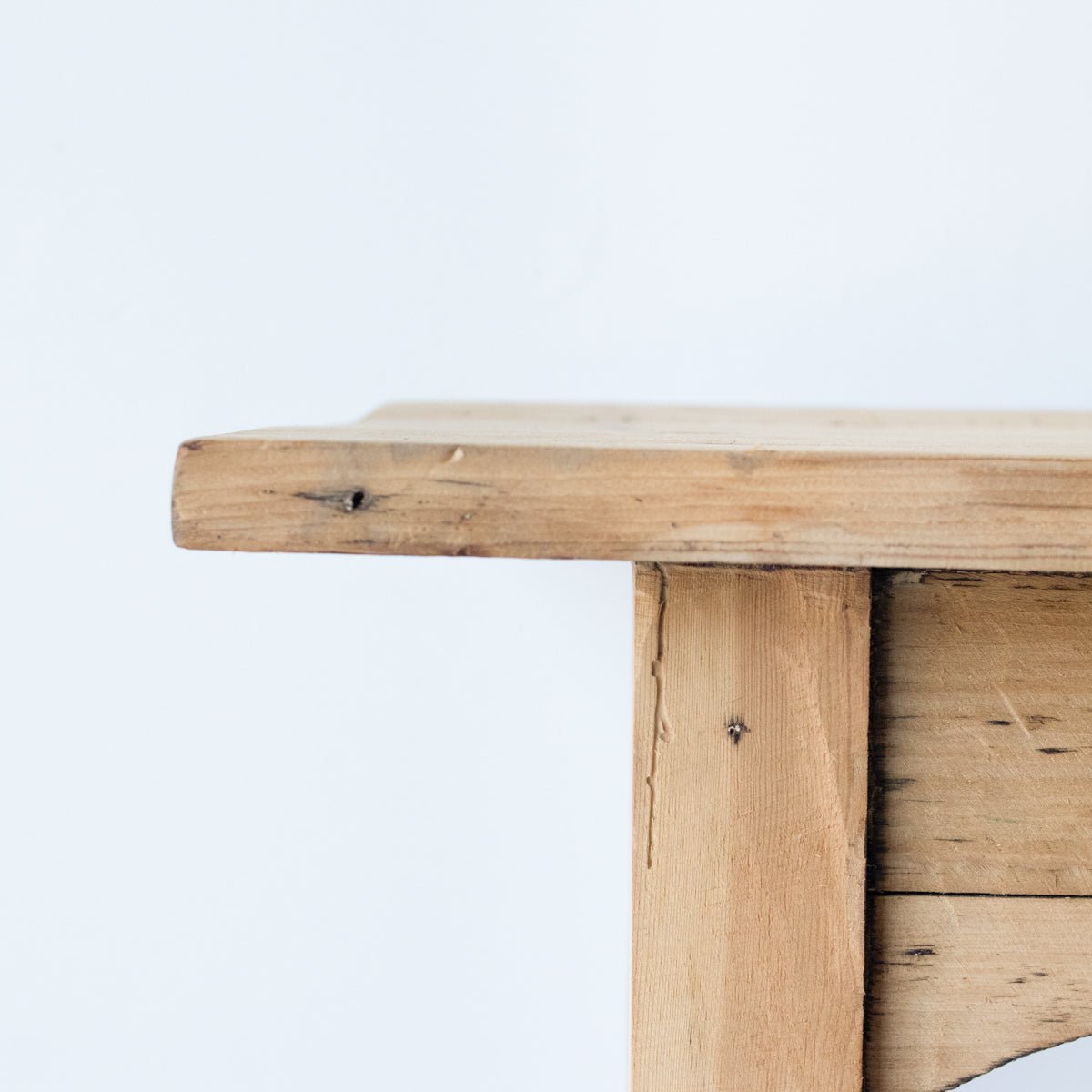 Raw Wood Bedside Table - elsie green - furniture