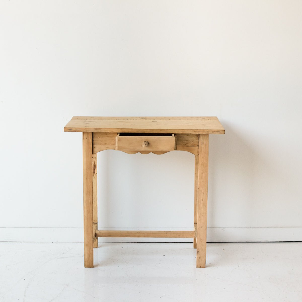 Raw Wood Bedside Table - elsie green - furniture