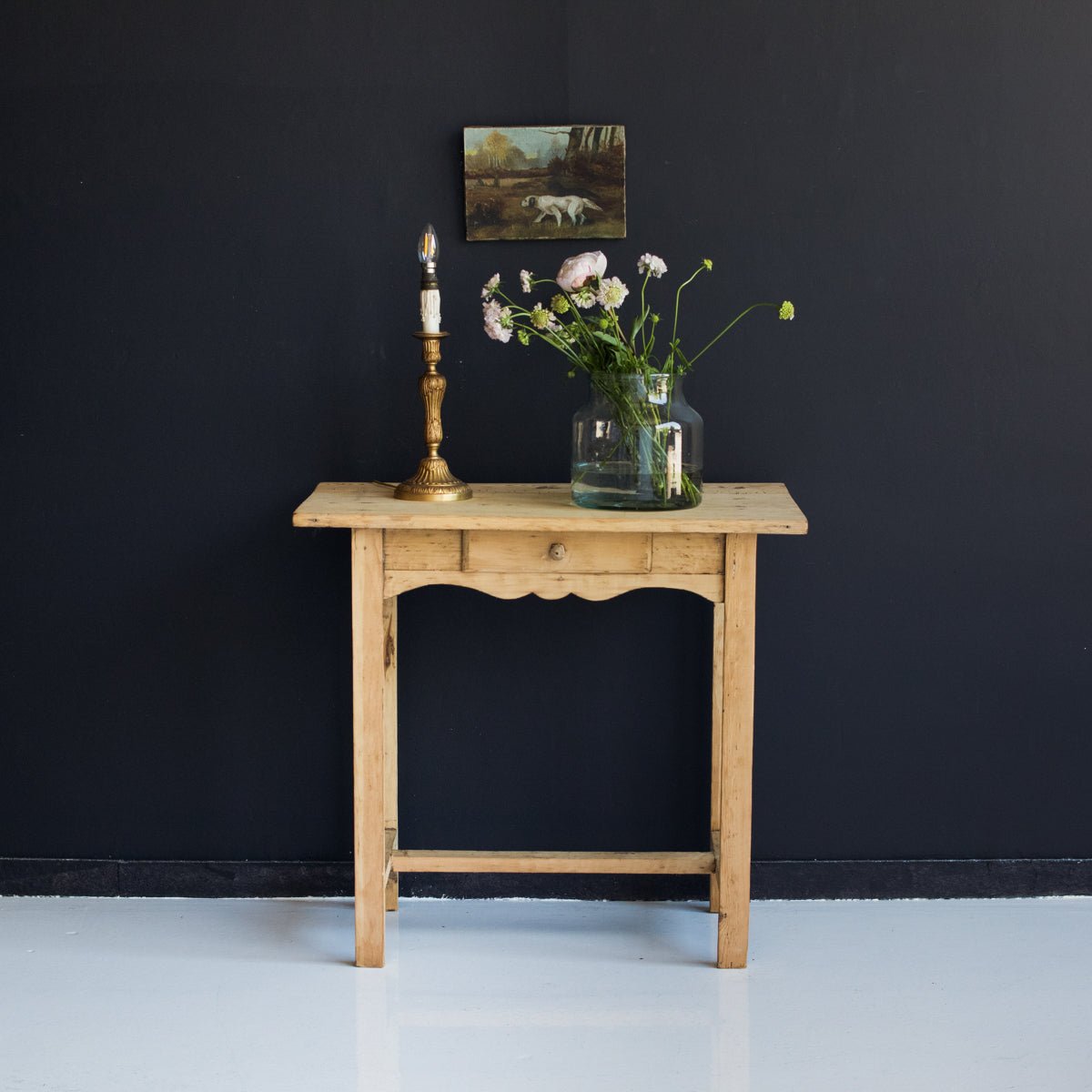 Raw Wood Bedside Table - elsie green - furniture