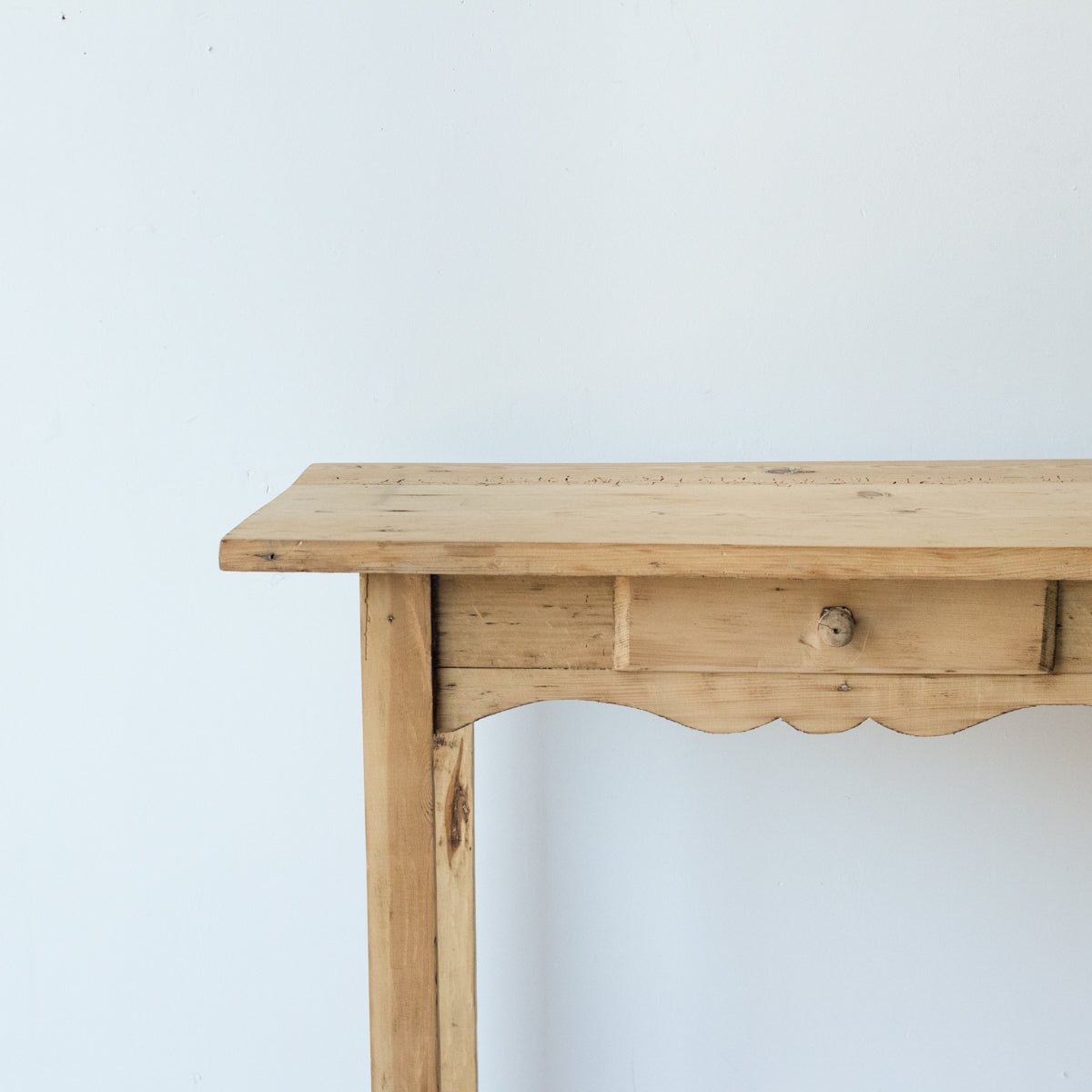 Raw Wood Bedside Table - elsie green - furniture