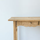 Raw Wood Bedside Table - elsie green - furniture