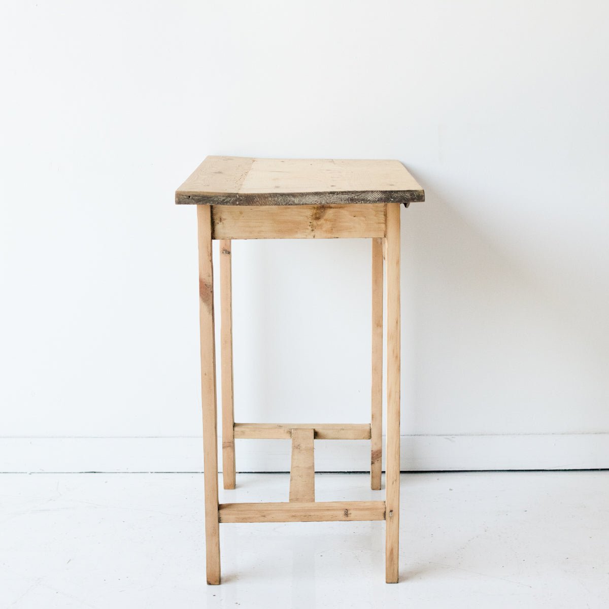 Raw Wood Bedside Table - elsie green - furniture