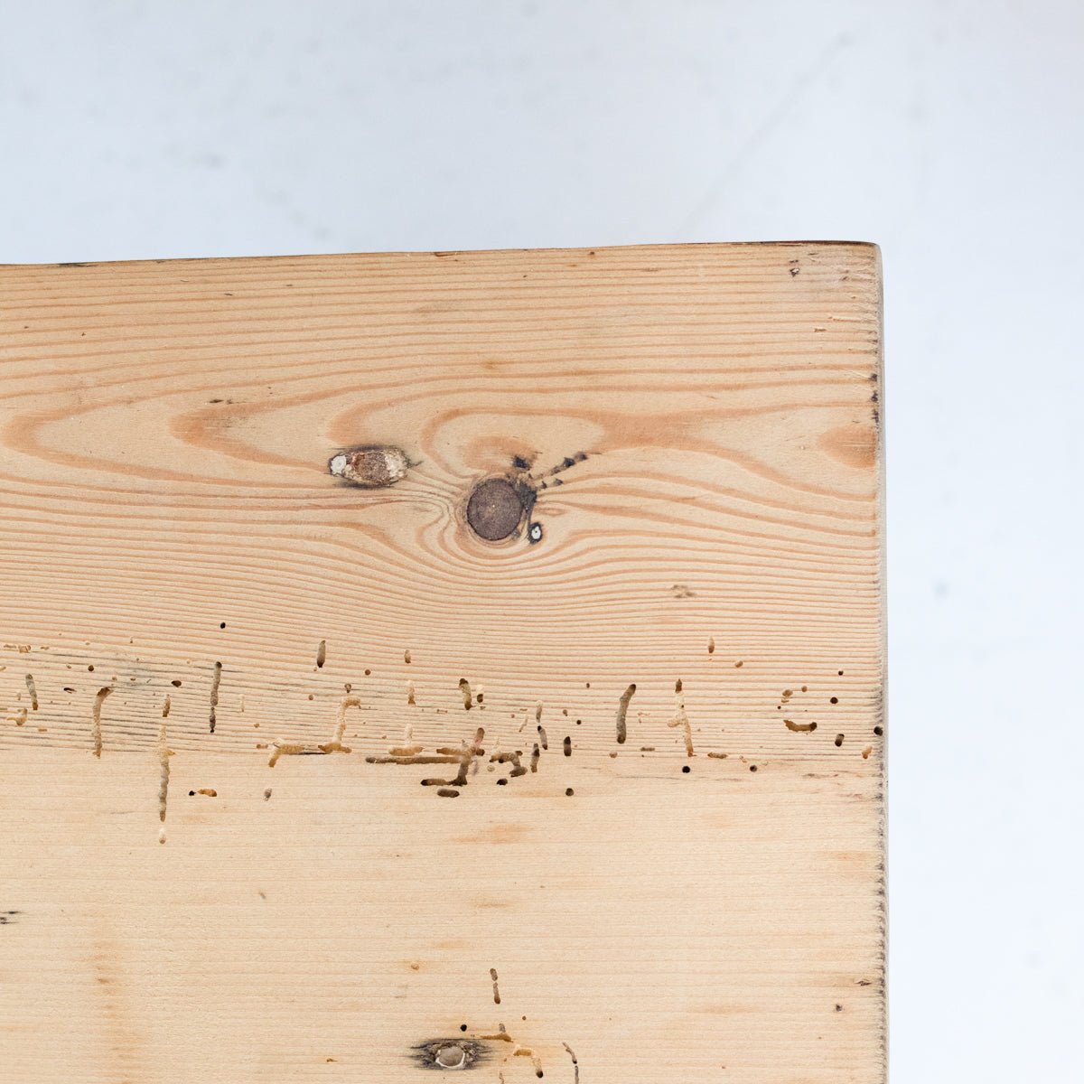 Raw Wood Bedside Table - elsie green - furniture