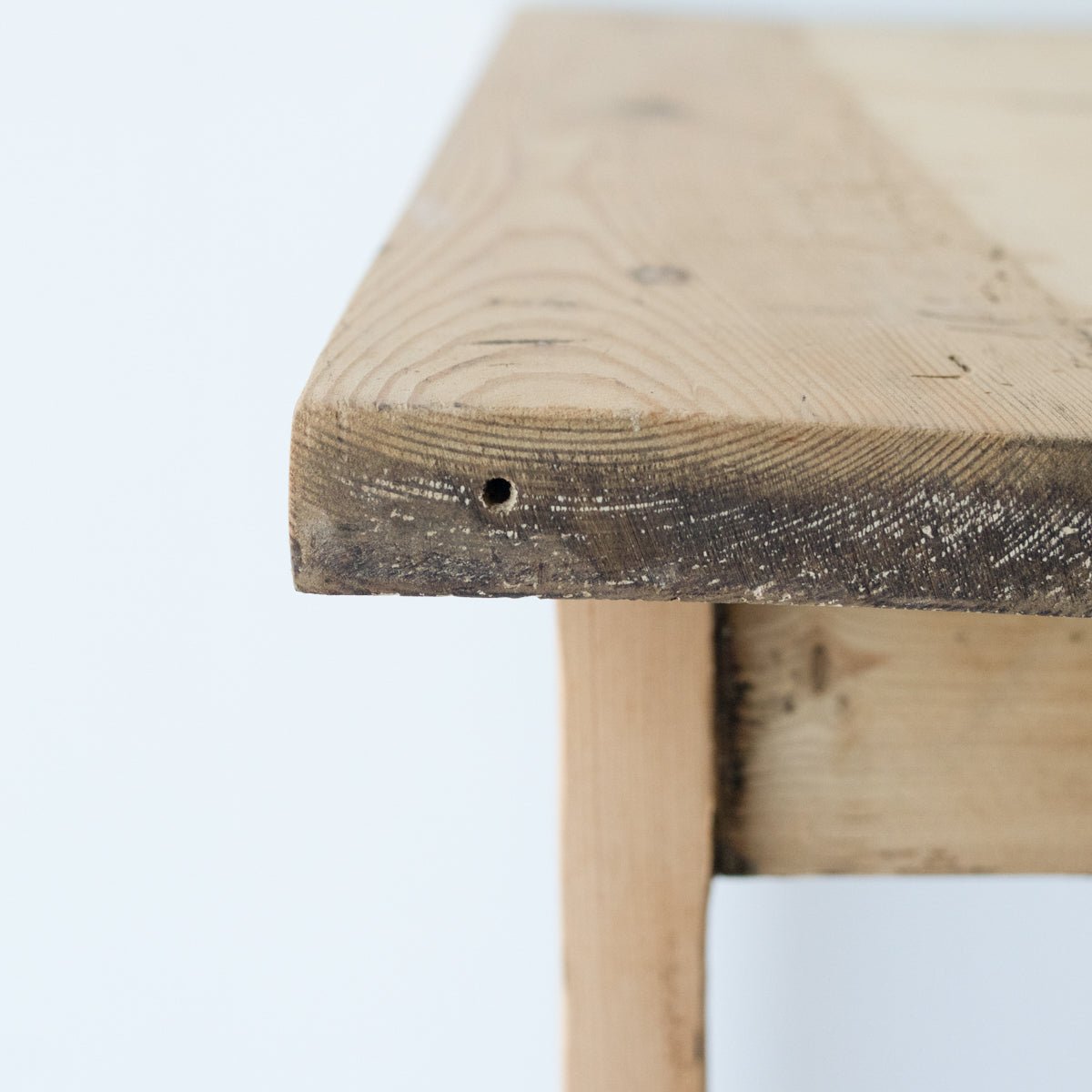 Raw Wood Bedside Table - elsie green - furniture