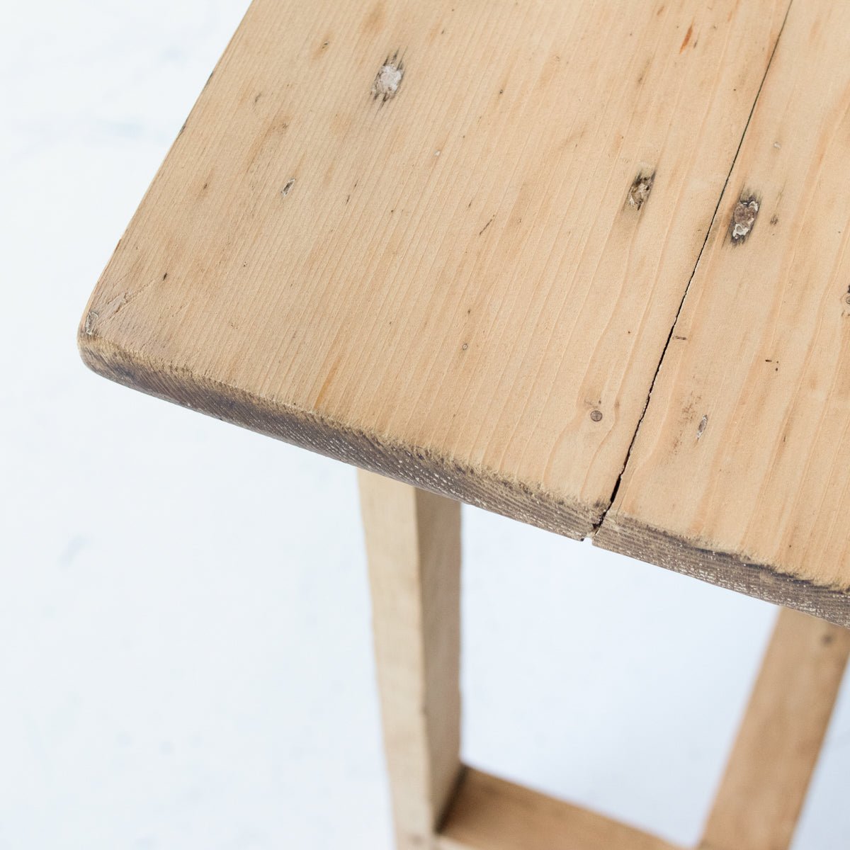 Raw Wood Bedside Table - elsie green - furniture