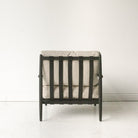 Reclaimed Oak and Linen Accent Chair - elsie green - reclaimed wood furniture