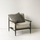 Reclaimed Oak and Linen Accent Chair - elsie green - reclaimed wood furniture