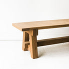 Reclaimed Oak Farm Bench - elsie green - Custom Furniture