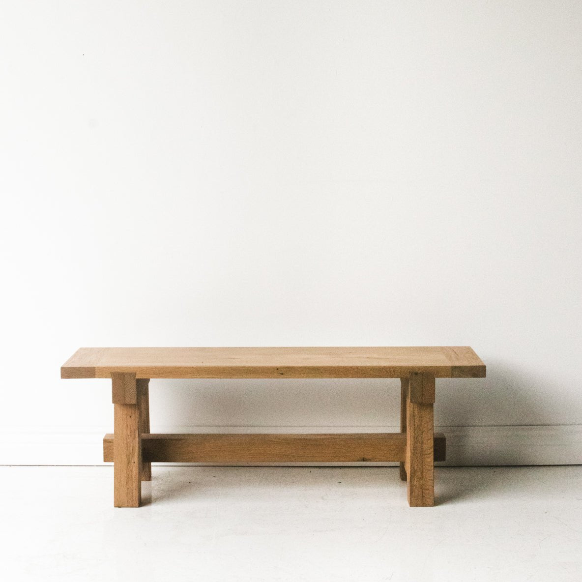 Reclaimed Oak Farm Bench - elsie green - Custom Furniture
