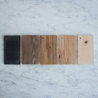 Reclaimed Oak Finish Swatch - elsie green - reclaimed wood furniture