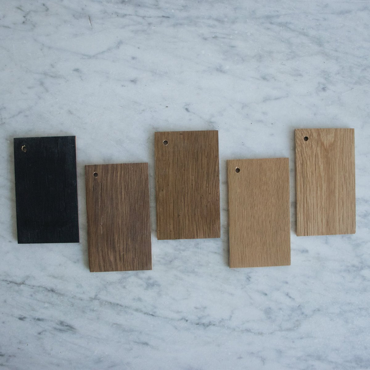 Reclaimed Oak Finish Swatch - elsie green - reclaimed wood furniture