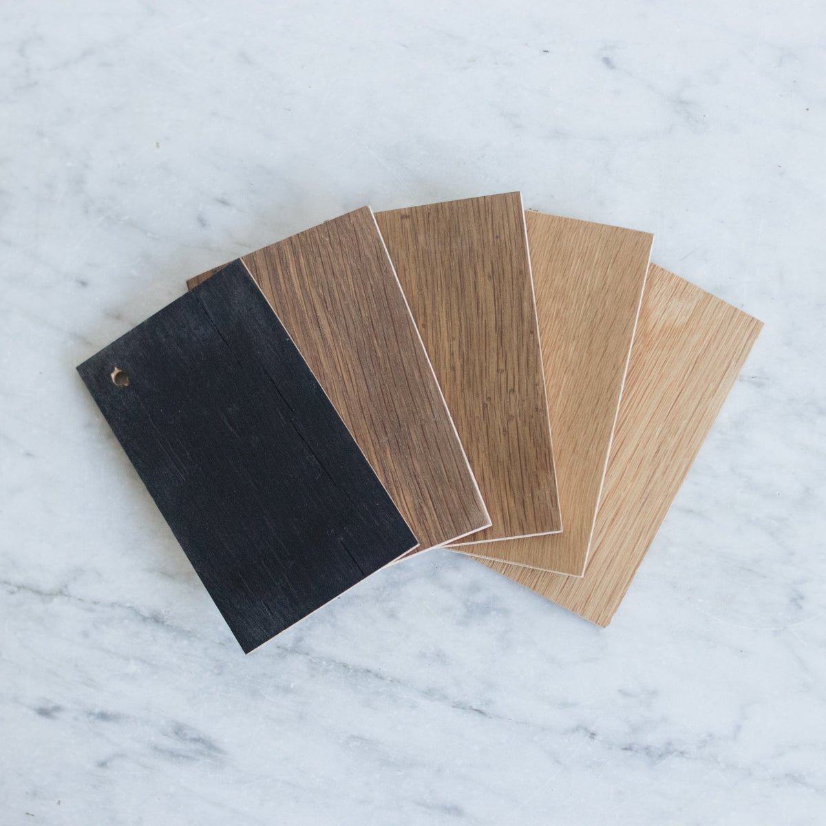 Reclaimed Oak Finish Swatch - elsie green - reclaimed wood furniture