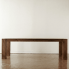 Reclaimed Oak Parsons Style Dining Table - elsie green - reclaimed wood furniture