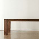 Reclaimed Oak Parsons Style Dining Table - elsie green - reclaimed wood furniture