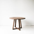 Reclaimed Oak Round Dining Table - elsie green - reclaimed wood furniture