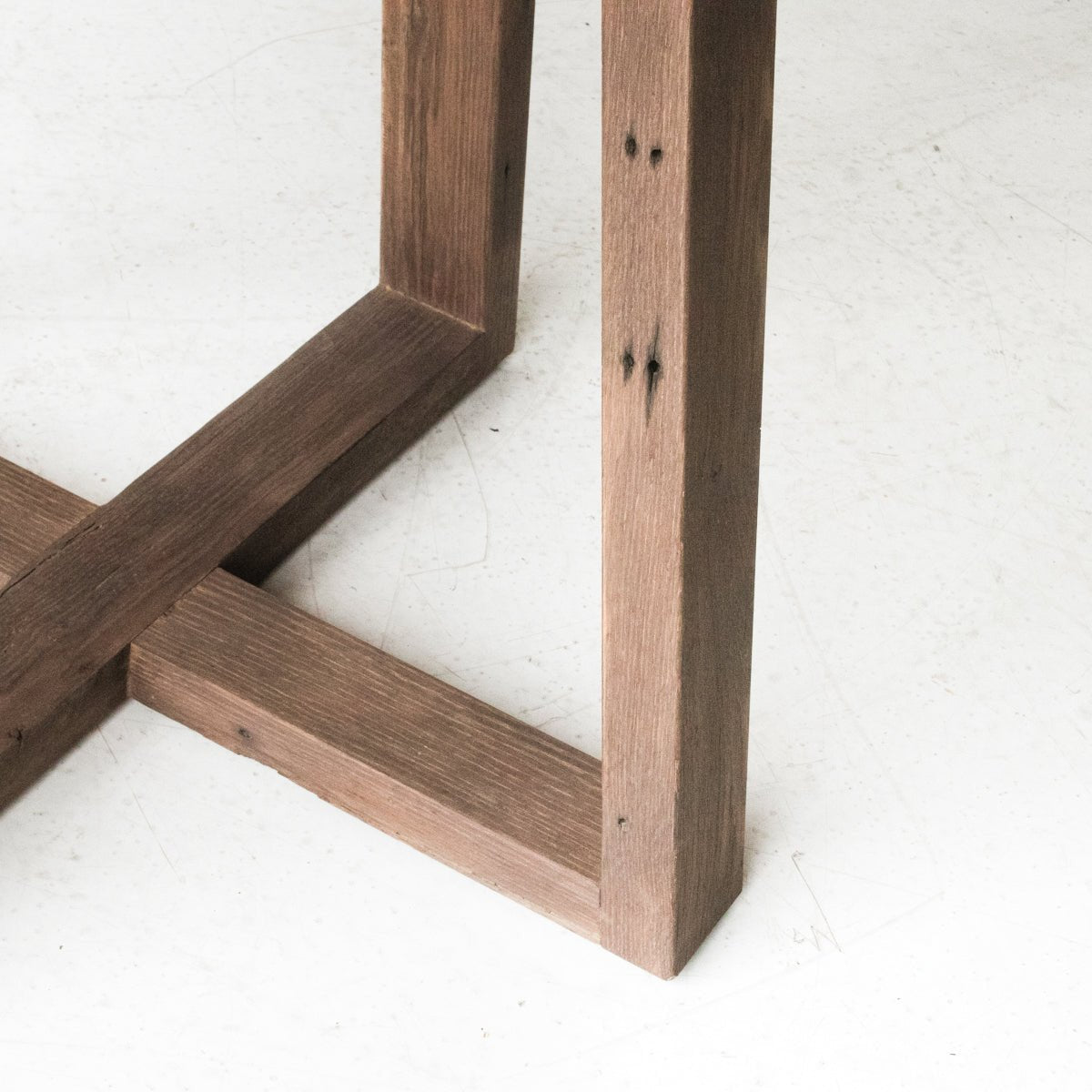 Reclaimed Oak Round Dining Table - elsie green - reclaimed wood furniture