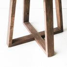 Reclaimed Oak Round Dining Table - elsie green - reclaimed wood furniture