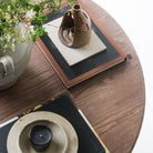 Reclaimed Oak Round Dining Table - elsie green - reclaimed wood furniture