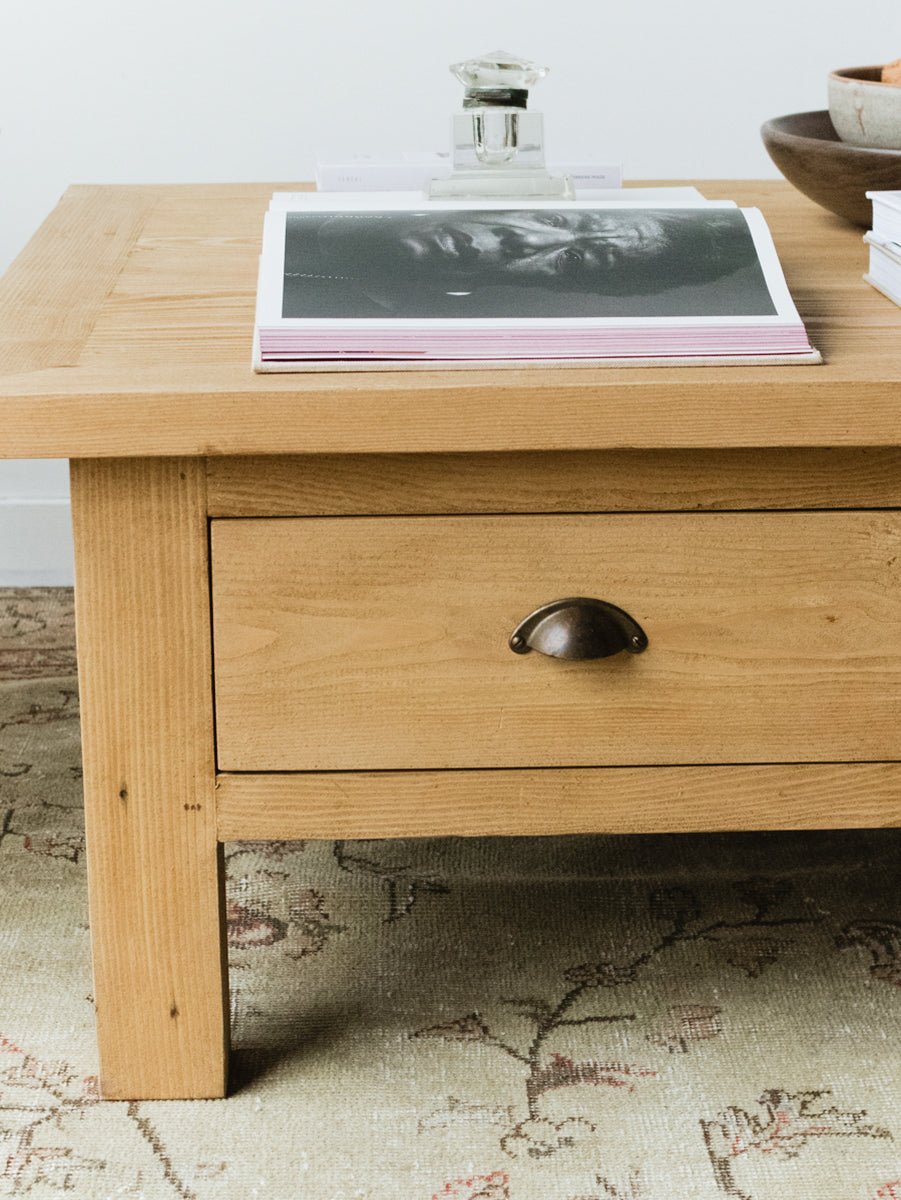 Reclaimed Wood Bread Board Coffee Table | Floor Sample - elsie green - reclaimed wood furniture
