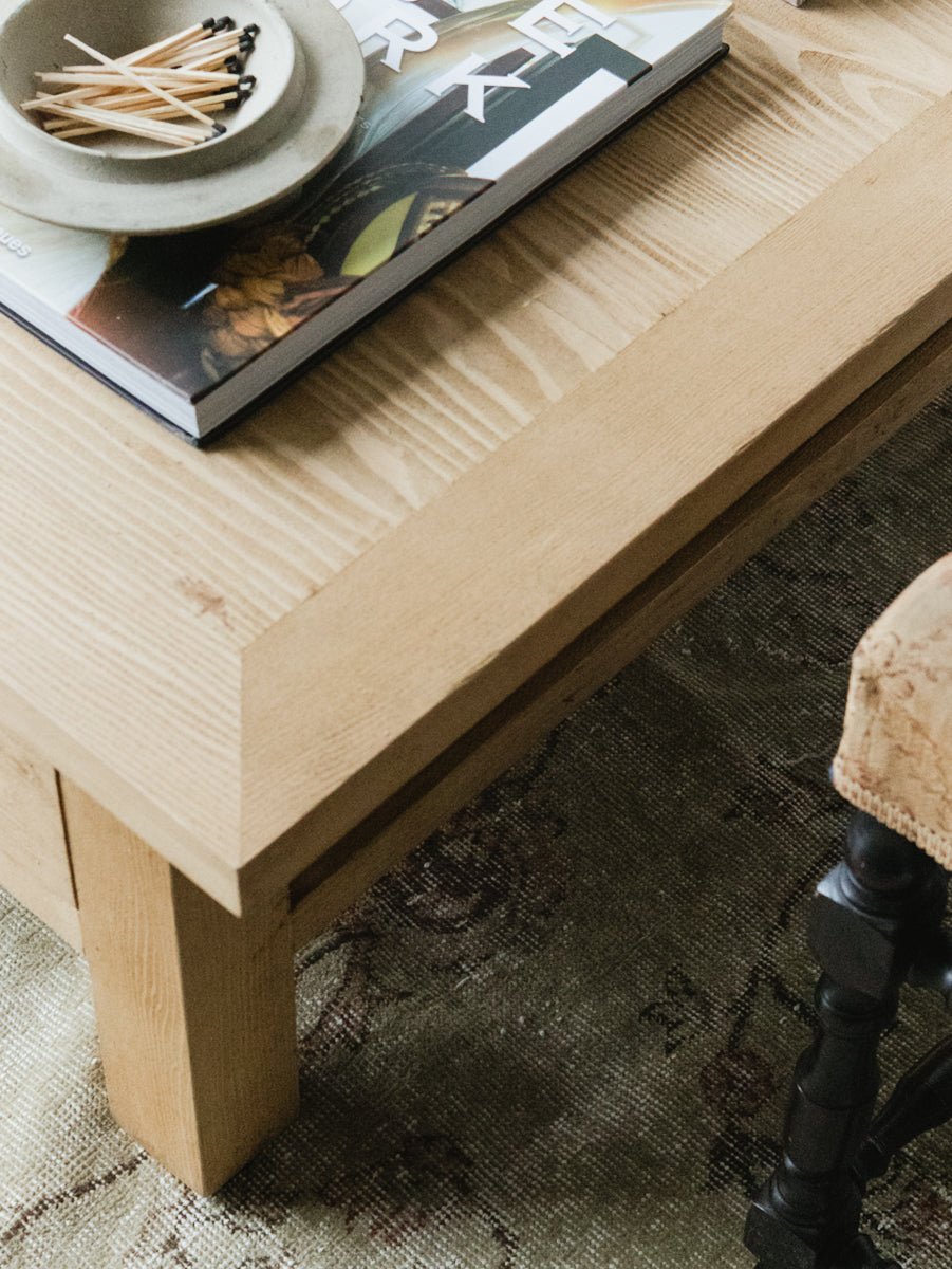 Reclaimed Wood Bread Board Coffee Table | Floor Sample - elsie green - reclaimed wood furniture