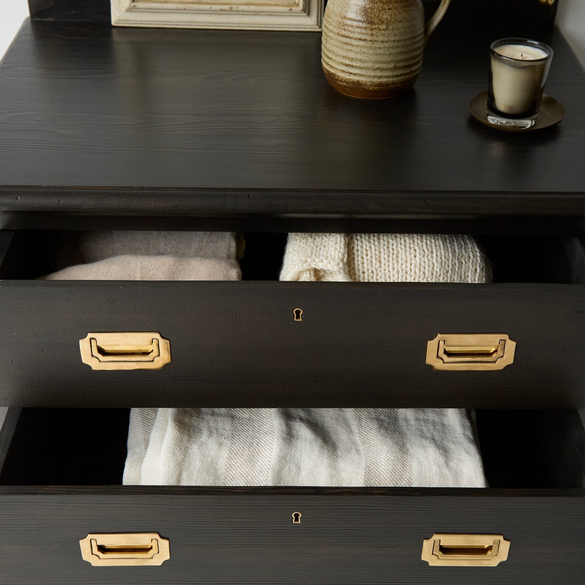 Reclaimed Wood Campaign Chest - elsie green - reclaimed wood furniture