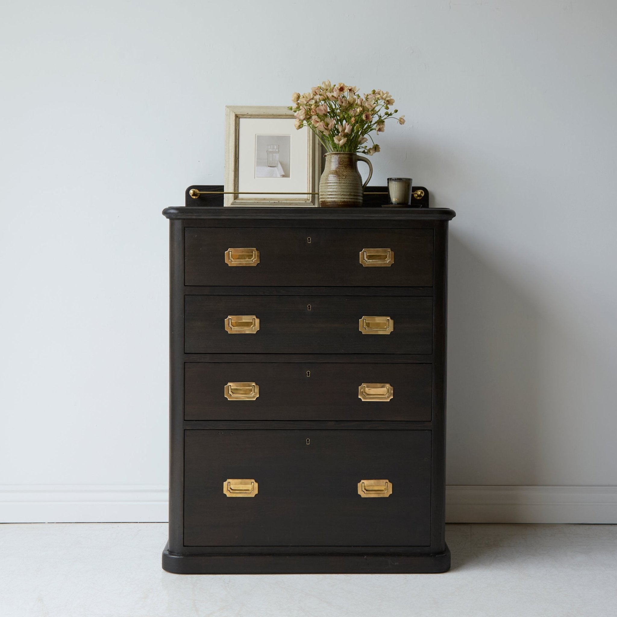 Reclaimed Wood Campaign Chest - elsie green - reclaimed wood furniture