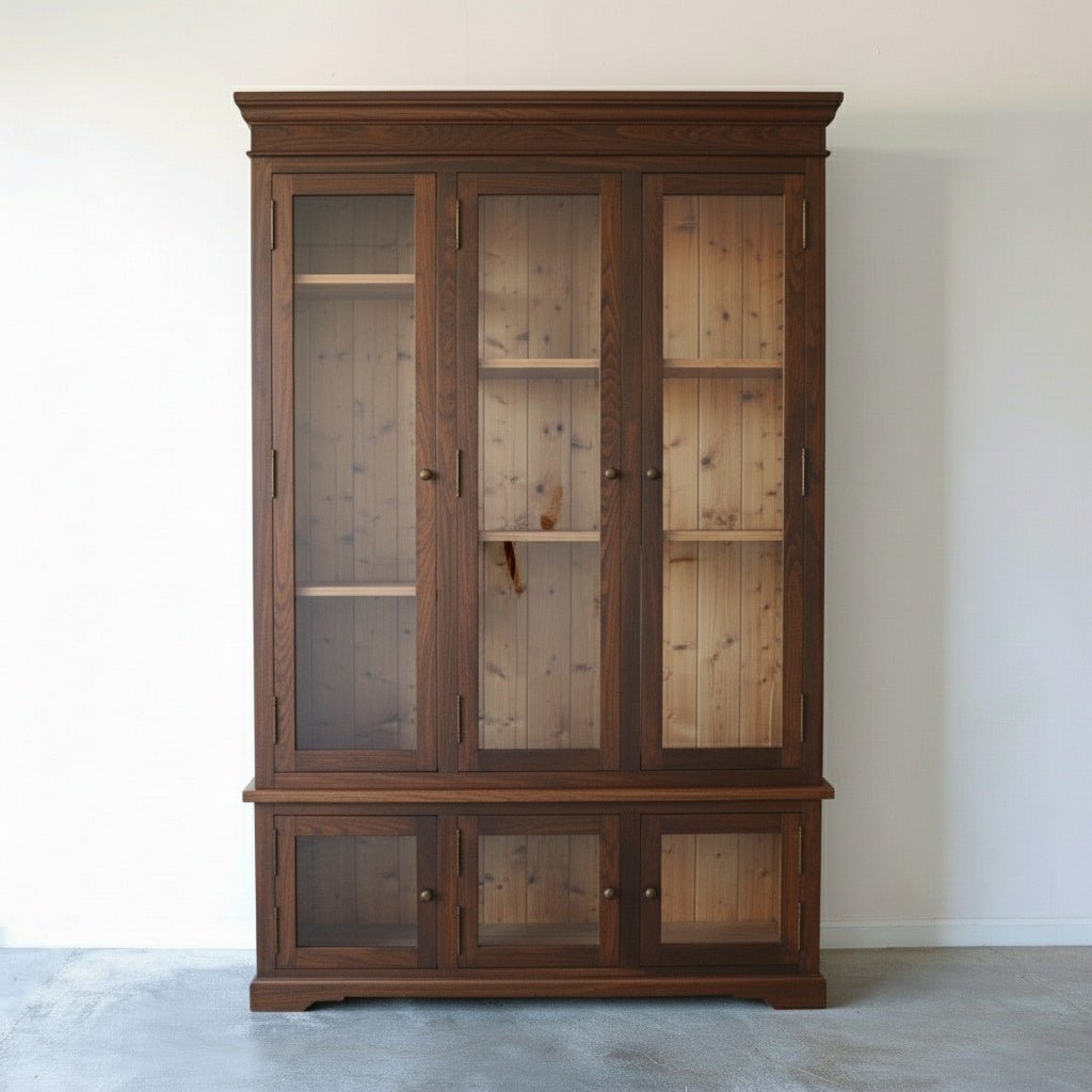 Reclaimed Wood China Closet - elsie green - Custom Furniture