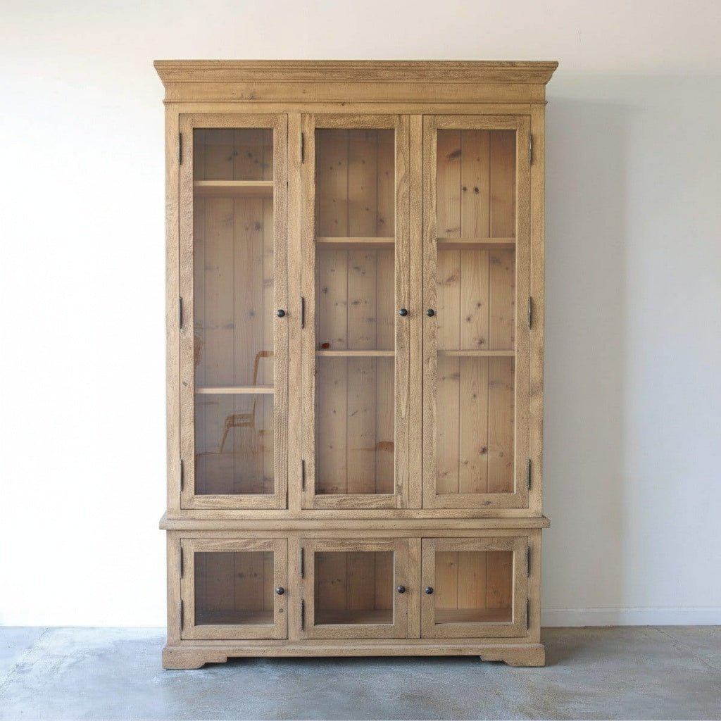 Reclaimed Wood China Closet - elsie green - Custom Furniture