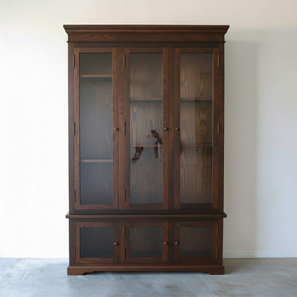 Reclaimed Wood China Closet - elsie green - Custom Furniture