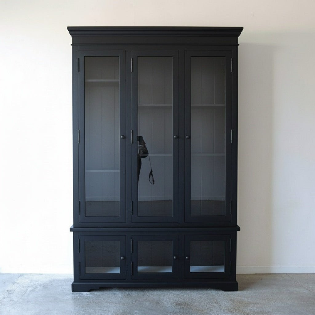 Reclaimed Wood China Closet - elsie green - Custom Furniture