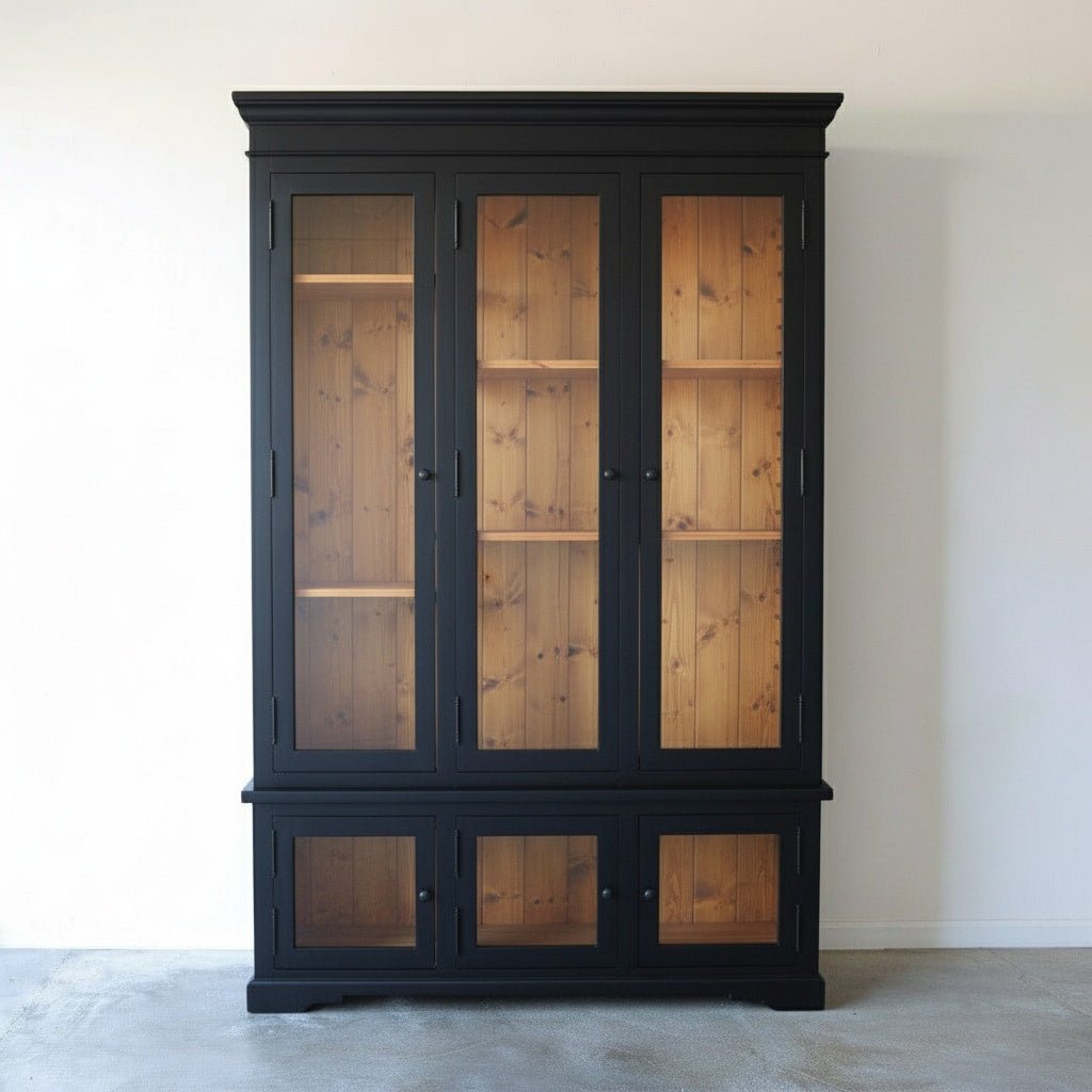 Reclaimed Wood China Closet - elsie green - Custom Furniture