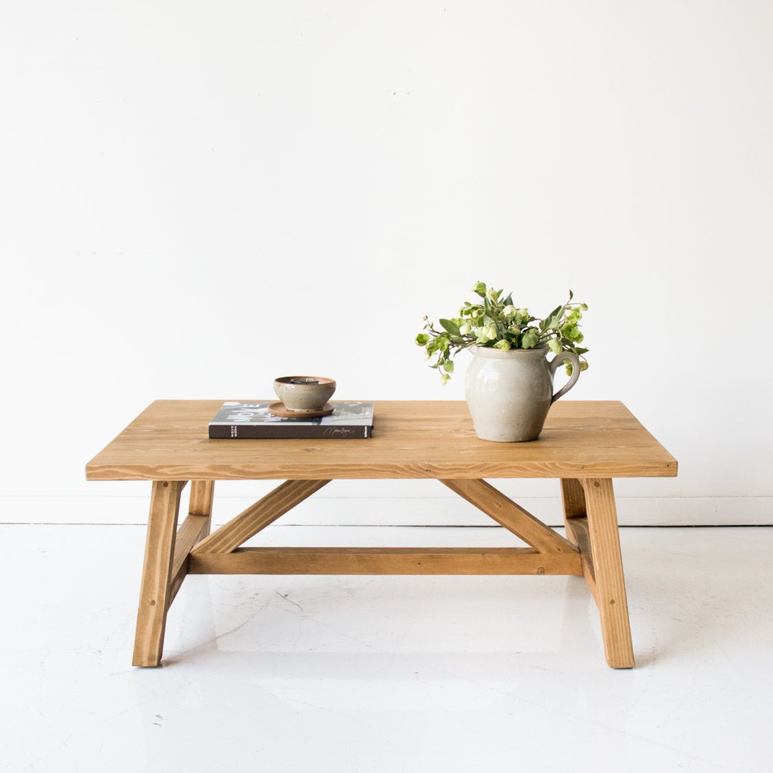 Reclaimed Wood Coffee Table - elsie green - Custom Furniture