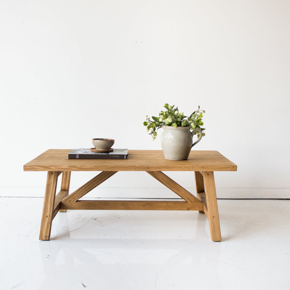 Reclaimed Wood Coffee Table - elsie green - Custom Furniture