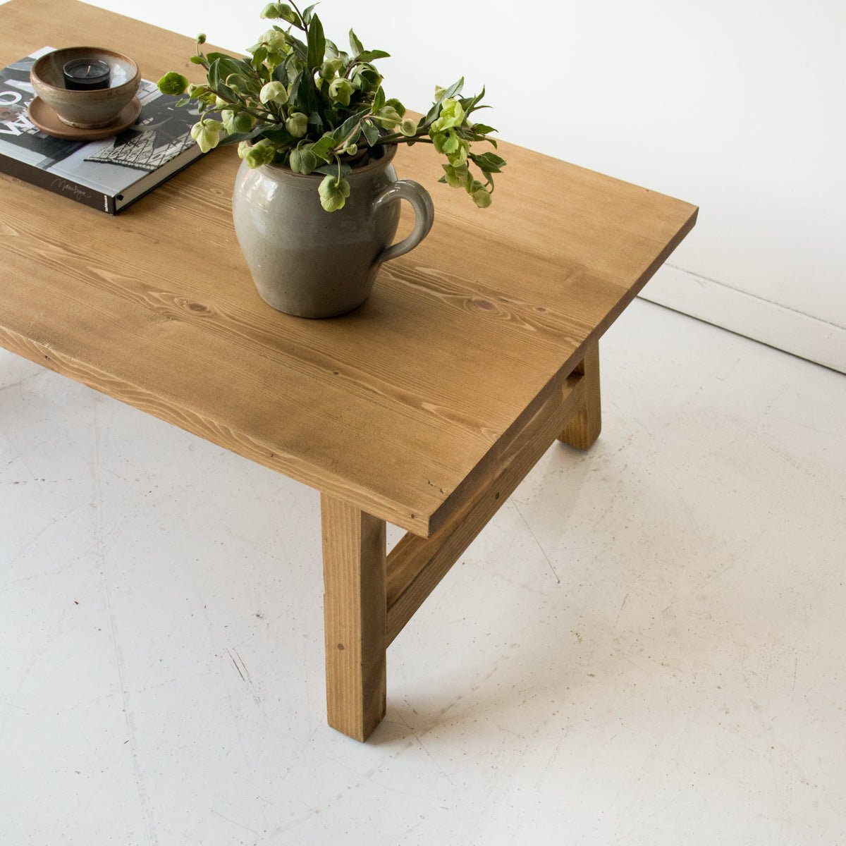 Reclaimed Wood Coffee Table - elsie green - Custom Furniture