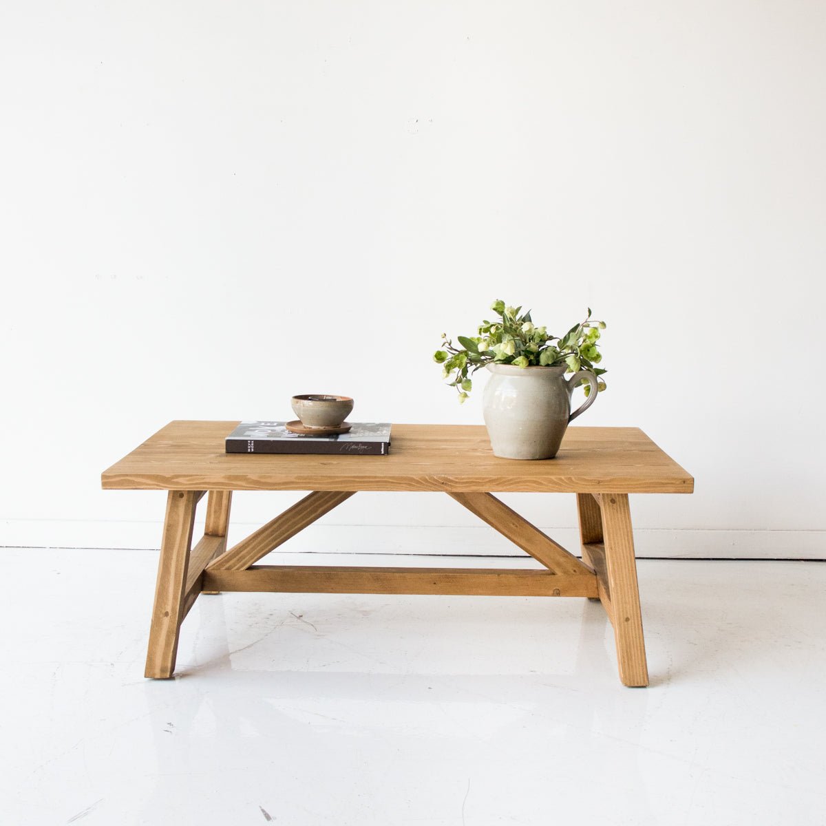 Reclaimed Wood Coffee Table - elsie green - Custom Furniture