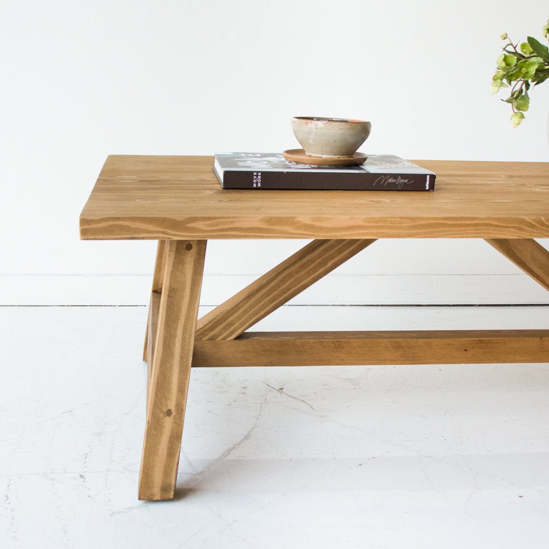 Reclaimed Wood Coffee Table - elsie green - Custom Furniture