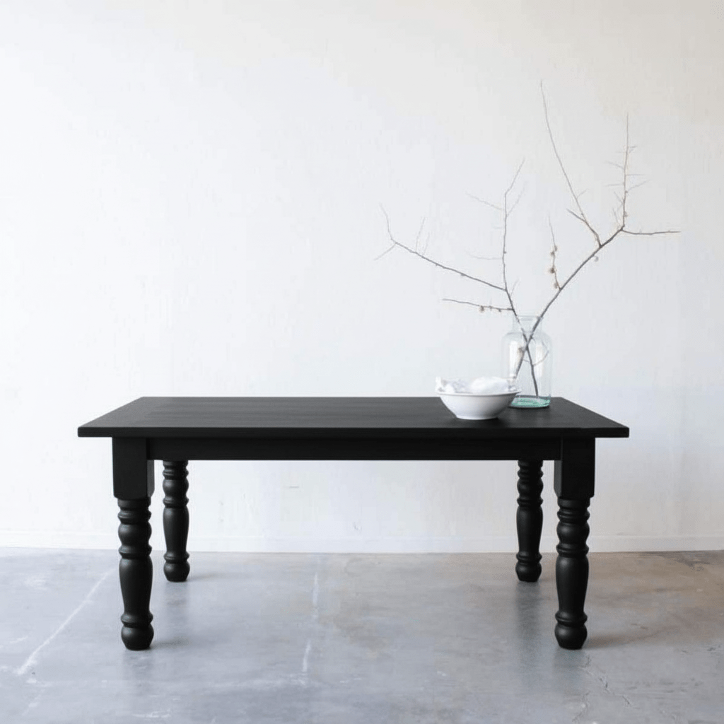 Reclaimed Wood Farm Table - elsie green - Custom Furniture