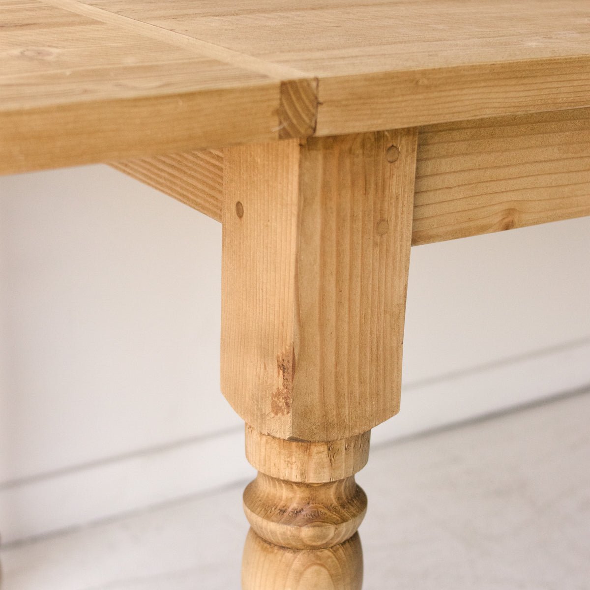 Reclaimed Wood Farm Table | Slim Edition | Floor Sample - elsie green - reclaimed wood furniture