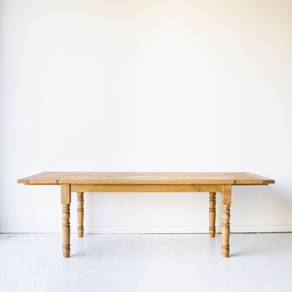 Reclaimed Wood Farm Table | Slim Edition | Floor Sample - elsie green - reclaimed wood furniture