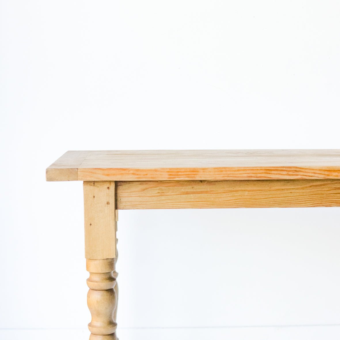 Reclaimed Wood Farm Table | Slim Edition | Floor Sample - elsie green - reclaimed wood furniture