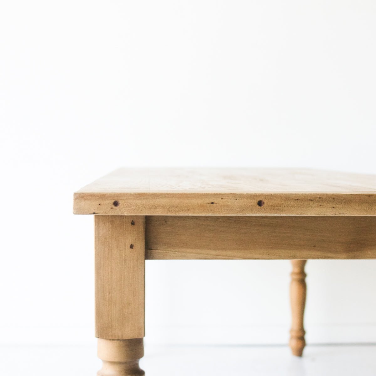 Reclaimed Wood Farm Table | Slim Edition | Floor Sample - elsie green - reclaimed wood furniture