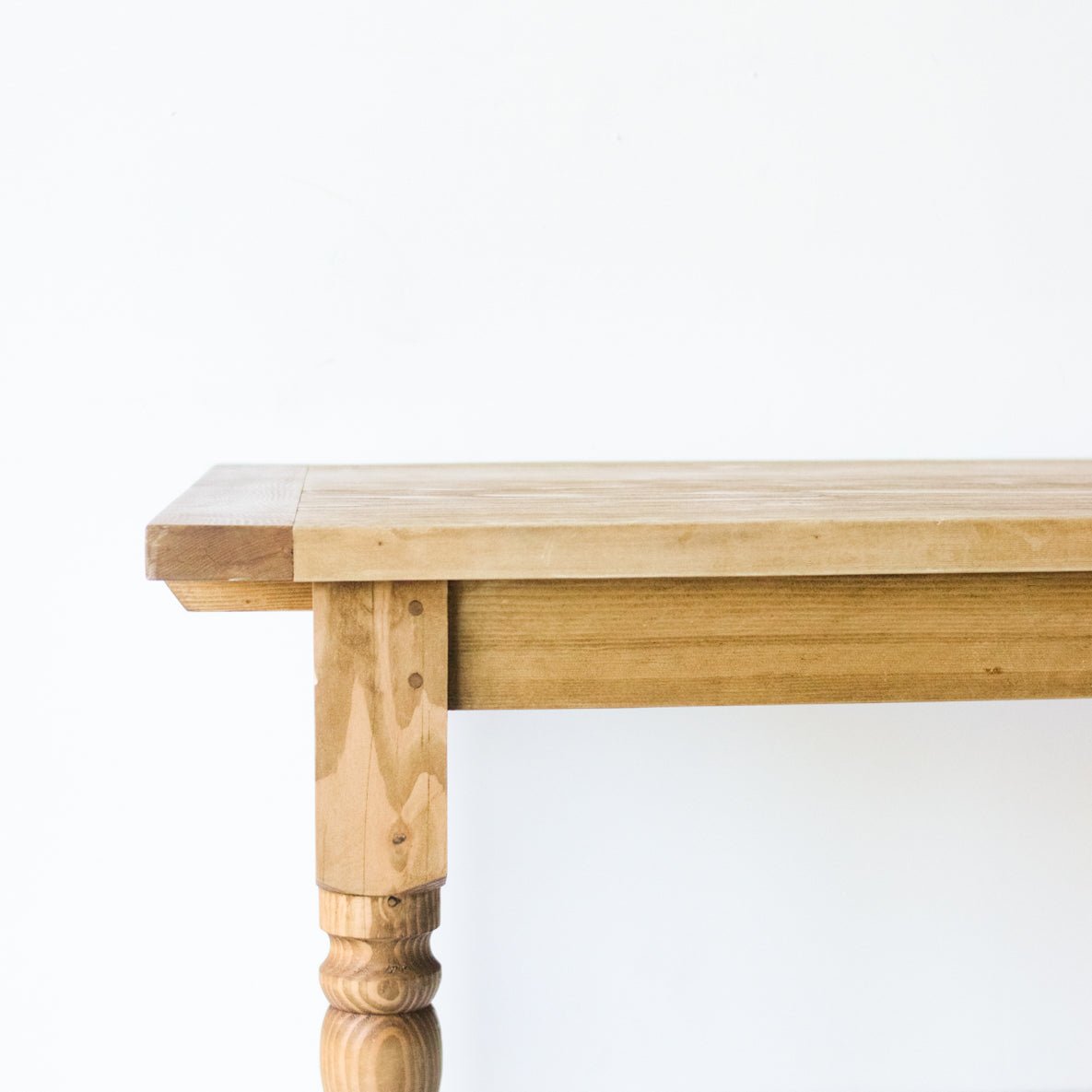 Reclaimed Wood Farm Table | Slim Edition | Floor Sample - elsie green - reclaimed wood furniture