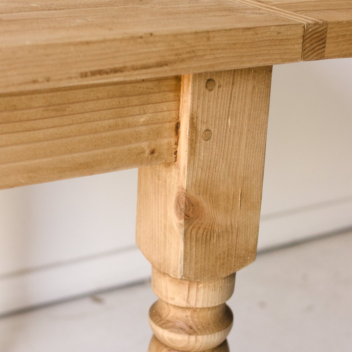 Reclaimed Wood Farm Table | Slim Edition | Floor Sample - elsie green - reclaimed wood furniture