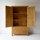 Reclaimed Wood Farmhouse Armoire - elsie green - reclaimed wood furniture