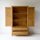 Reclaimed Wood Farmhouse Armoire - elsie green - reclaimed wood furniture