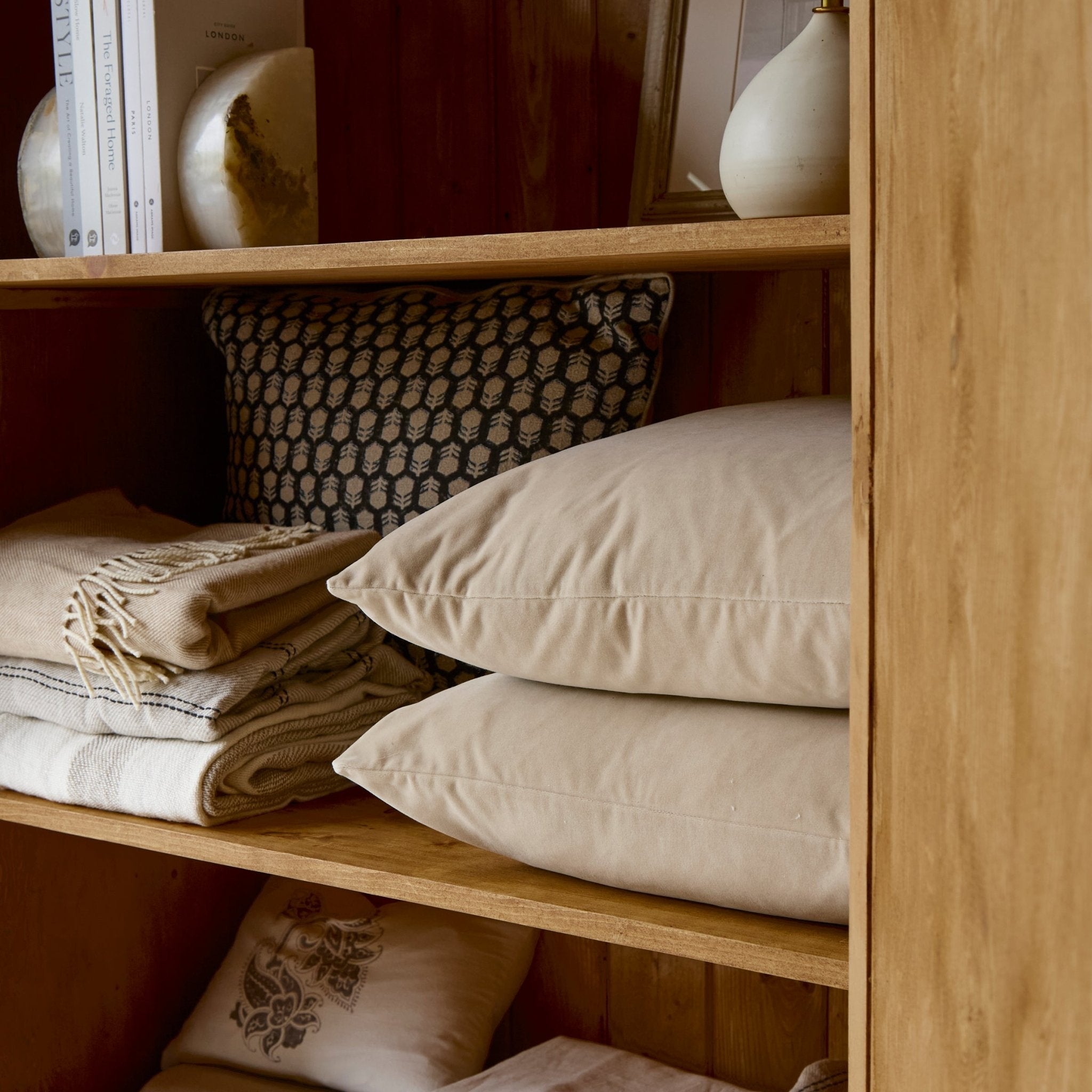 Reclaimed Wood Farmhouse Armoire - elsie green - reclaimed wood furniture