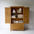 Reclaimed Wood Farmhouse Armoire - elsie green - reclaimed wood furniture