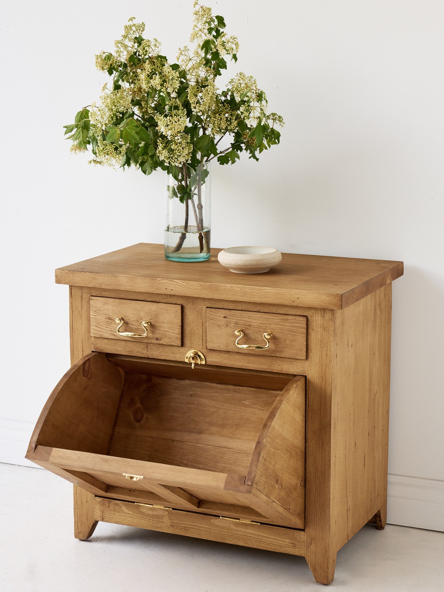 Reclaimed Wood Farmhouse Baker's Cabinet | Floor Sample - elsie green - Custom Furniture